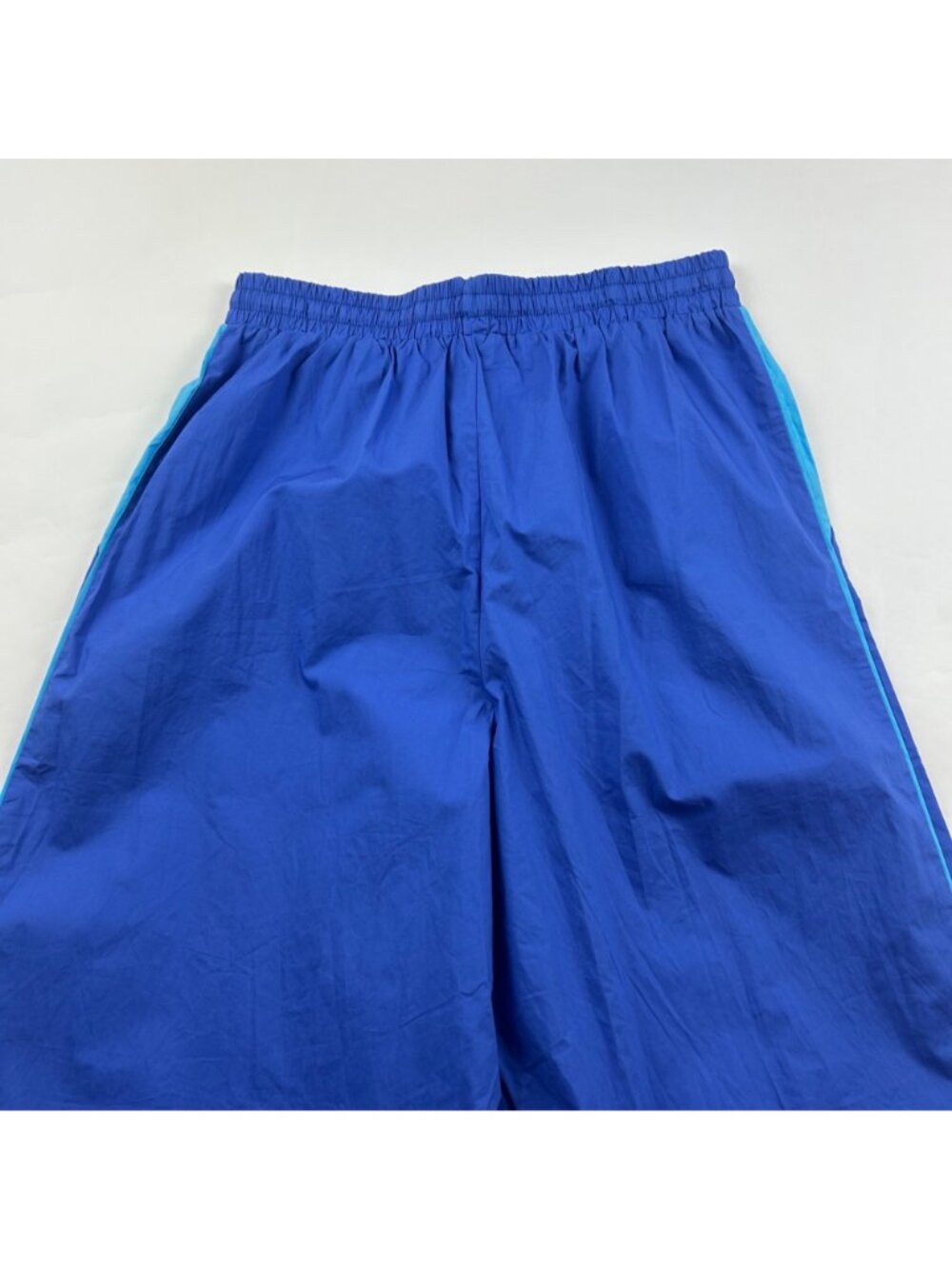 Forever 21 Bright Blue Ultra Lightweight Cotton Wide Leg Track Pant M - Picture 6 of 7